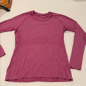 lululemon athletica Berry Long Sleeve Top